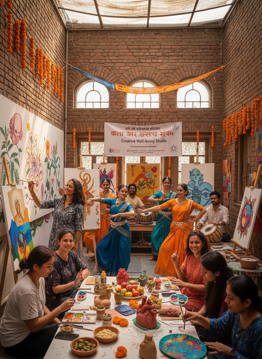 Delhi Arts and Health Festival community gathering
